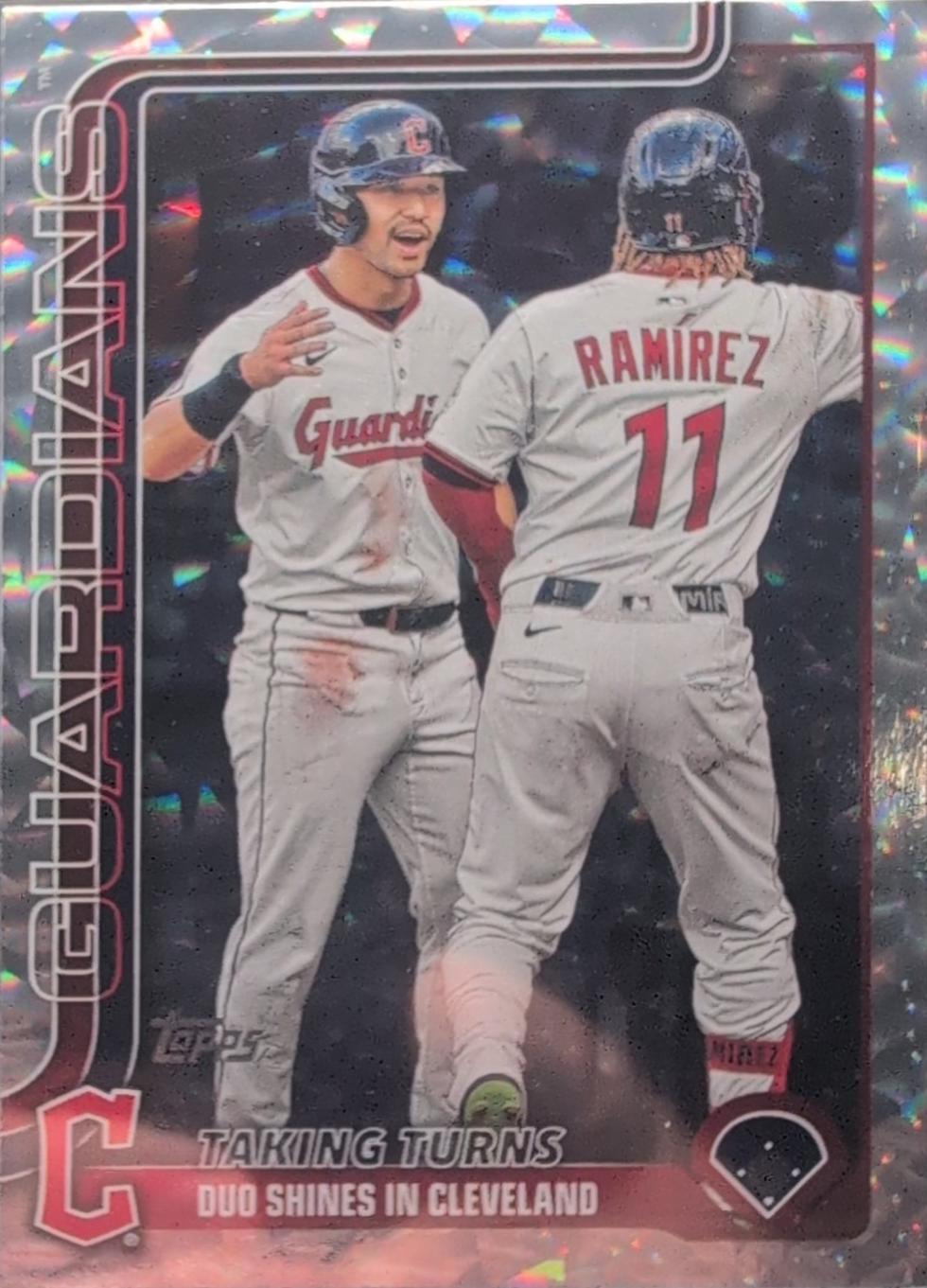 Jose Ramirez / Steven Kwan [Topps Logo Foil] #US26