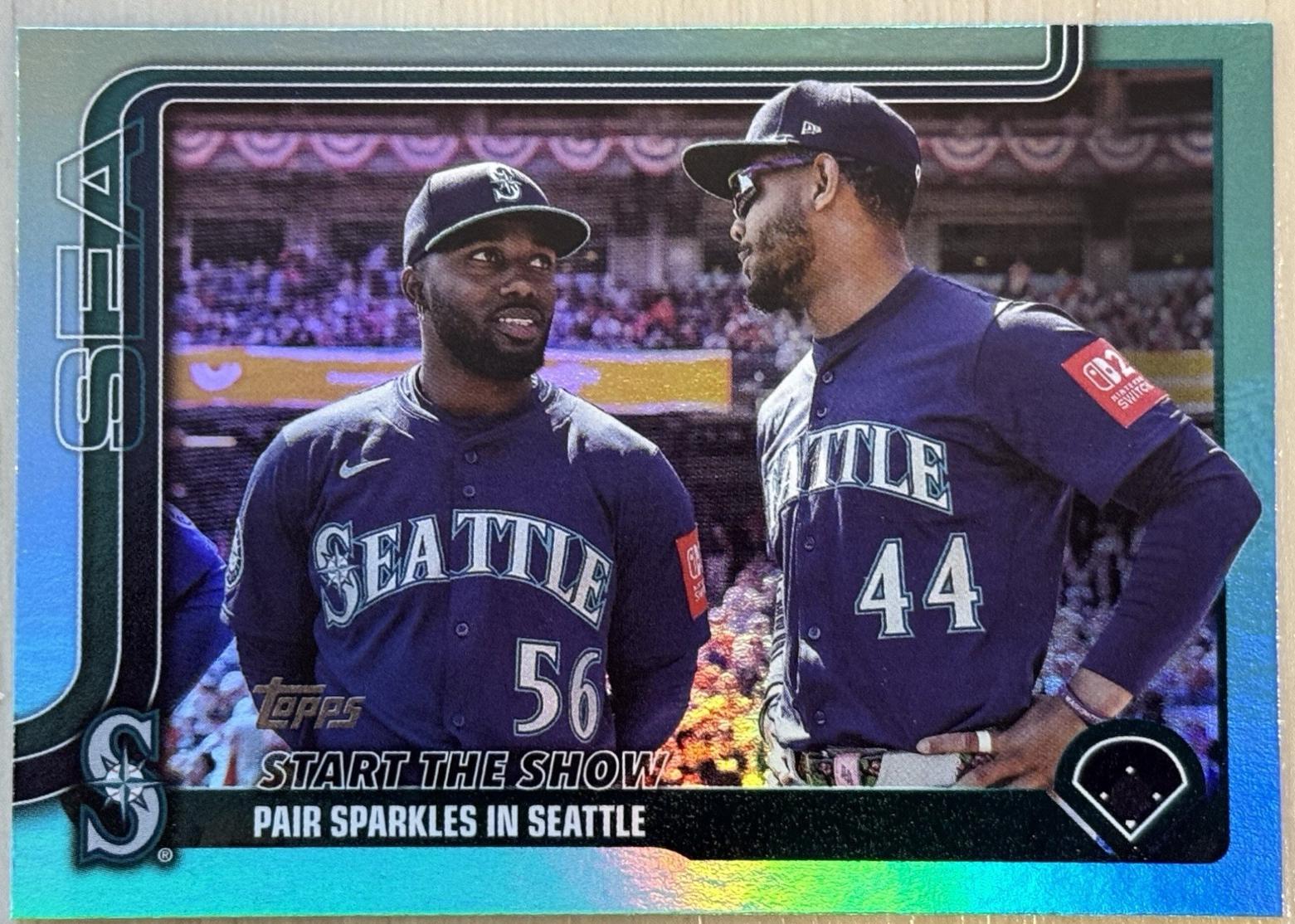 Julio Rodriguez / Randy Arozarena [Aqua Rainbow Foil] #US244