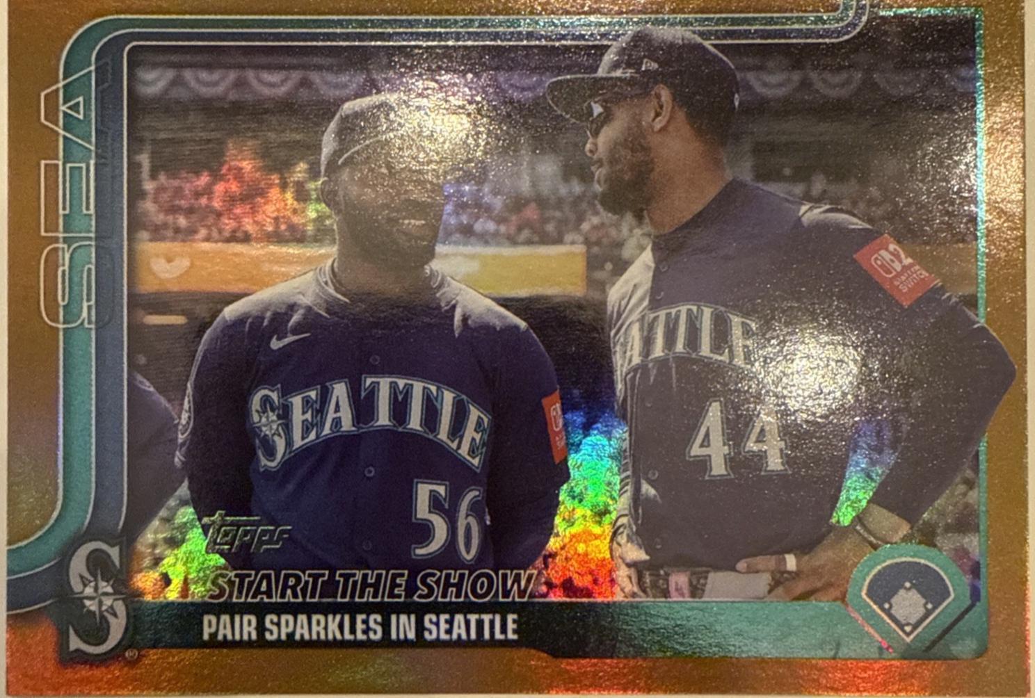 Julio Rodriguez / Randy Arozarena [Gold Rainbow Foil] #US244
