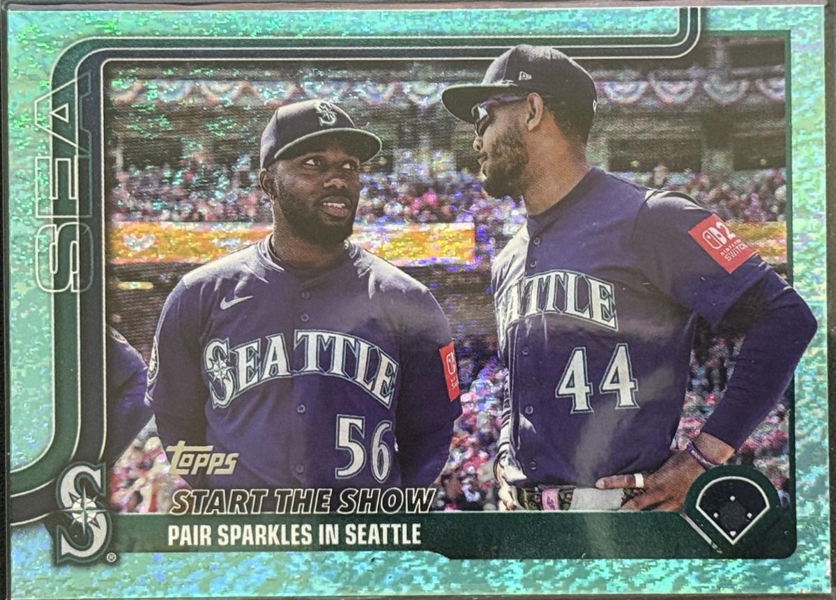 Julio Rodriguez / Randy Arozarena [Holo Aqua Foil] #US244