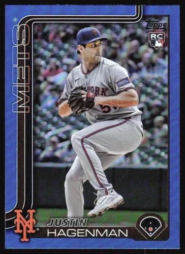 Justin Hagenman [Blue Rainbow Foil] #US108