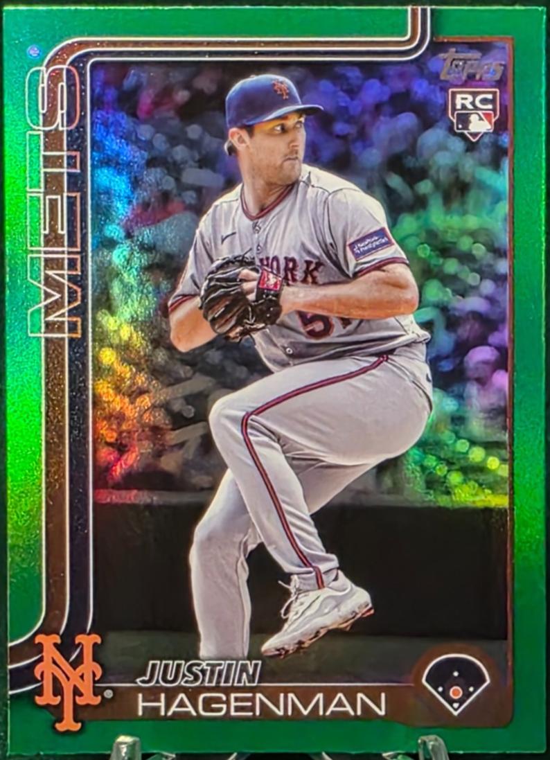 Justin Hagenman [Green Rainbow Foil] #US108