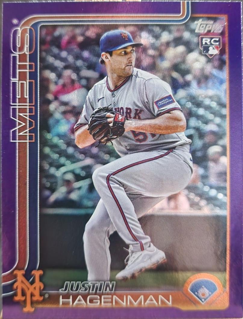 Justin Hagenman [Purple Rainbow Foil] #US108