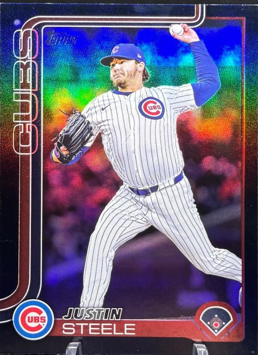 Justin Steele [Black Rainbow Foil] #US248