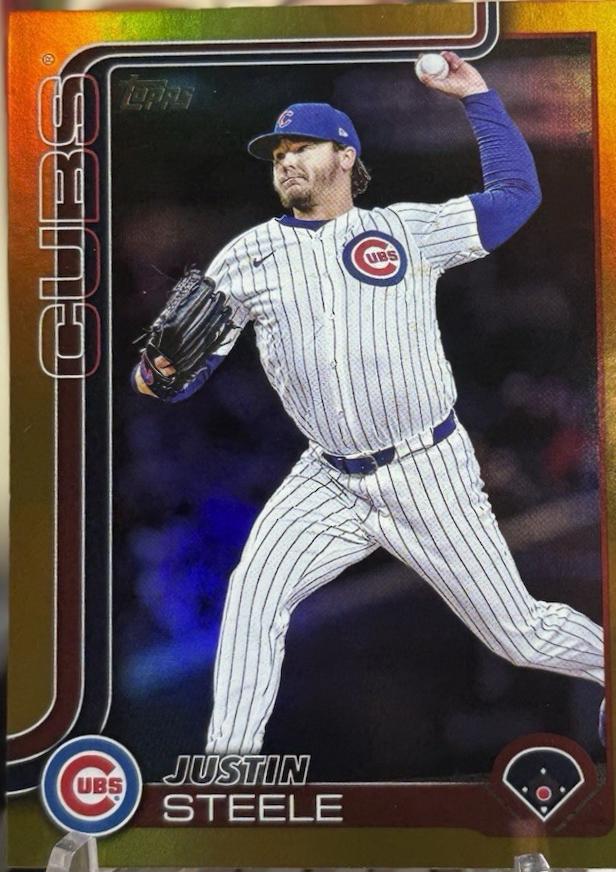 Justin Steele [Gold Rainbow Foil] #US248