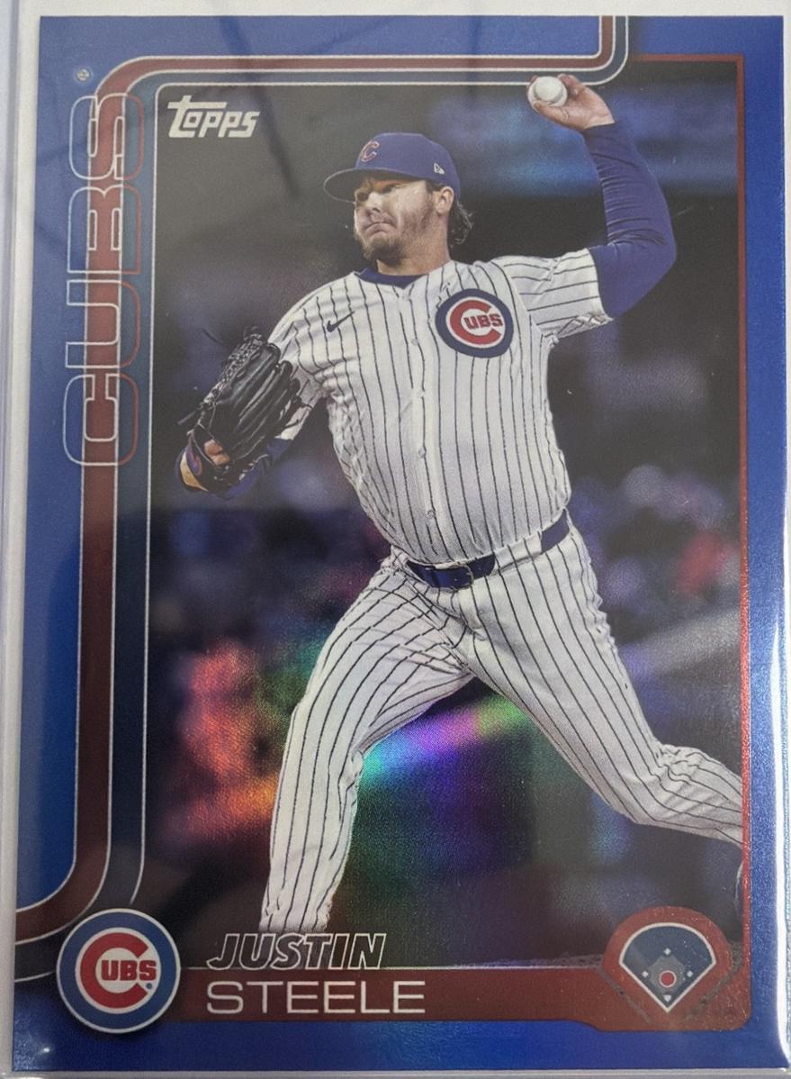 Justin Steele [Holo Blue Foil] #US248