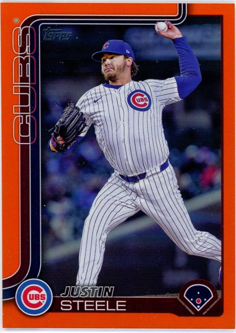 Justin Steele [Orange Diamante Foil] #US248