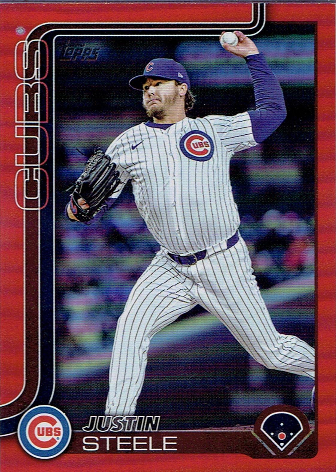 Justin Steele [Red Diamante Foil] #US248