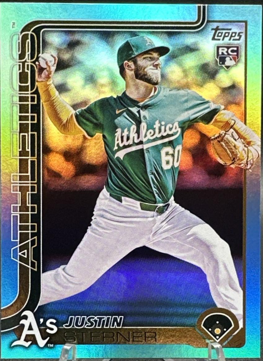 Justin Sterner [Aqua Rainbow Foil] #US252