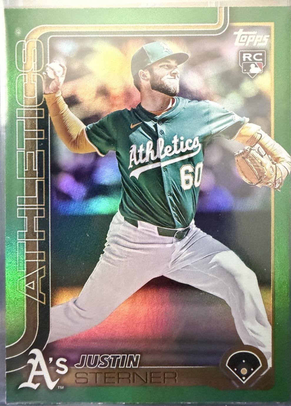 Justin Sterner [Green Rainbow Foil] #US252