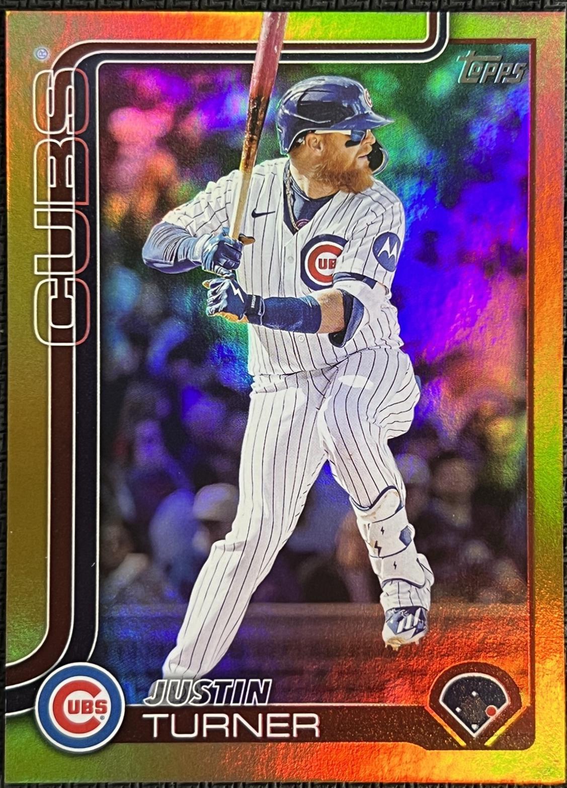 Justin Turner [Gold Diamante Foil] #US27
