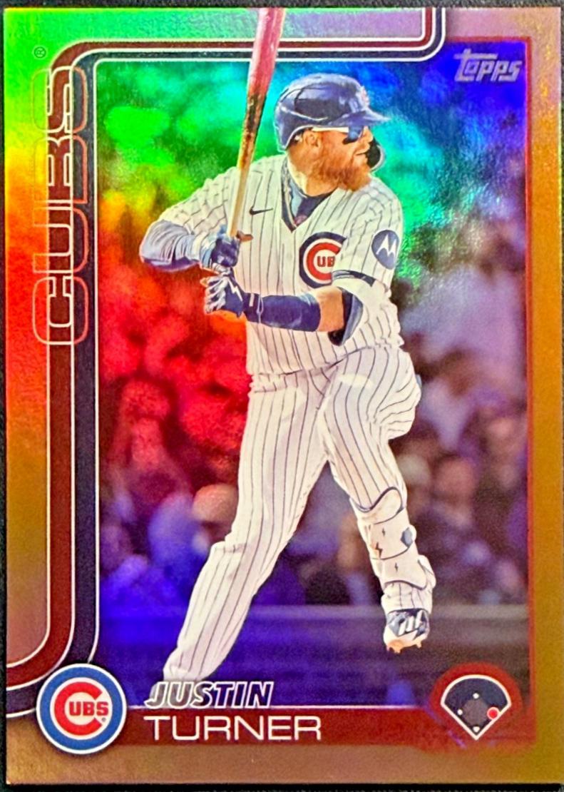 Justin Turner [Gold Rainbow Foil] #US27