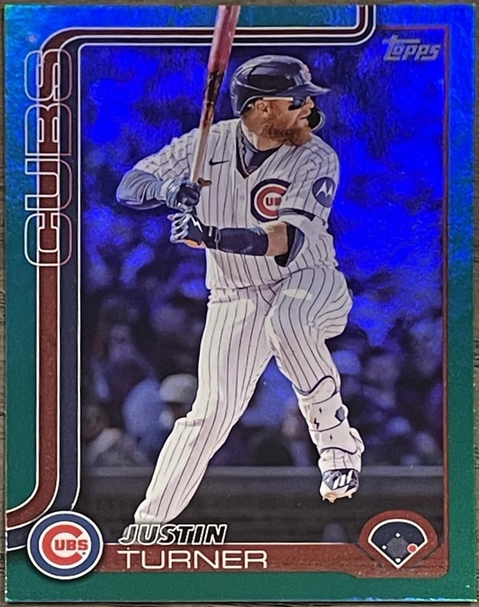 Justin Turner [Green Rainbow Foil] #US27