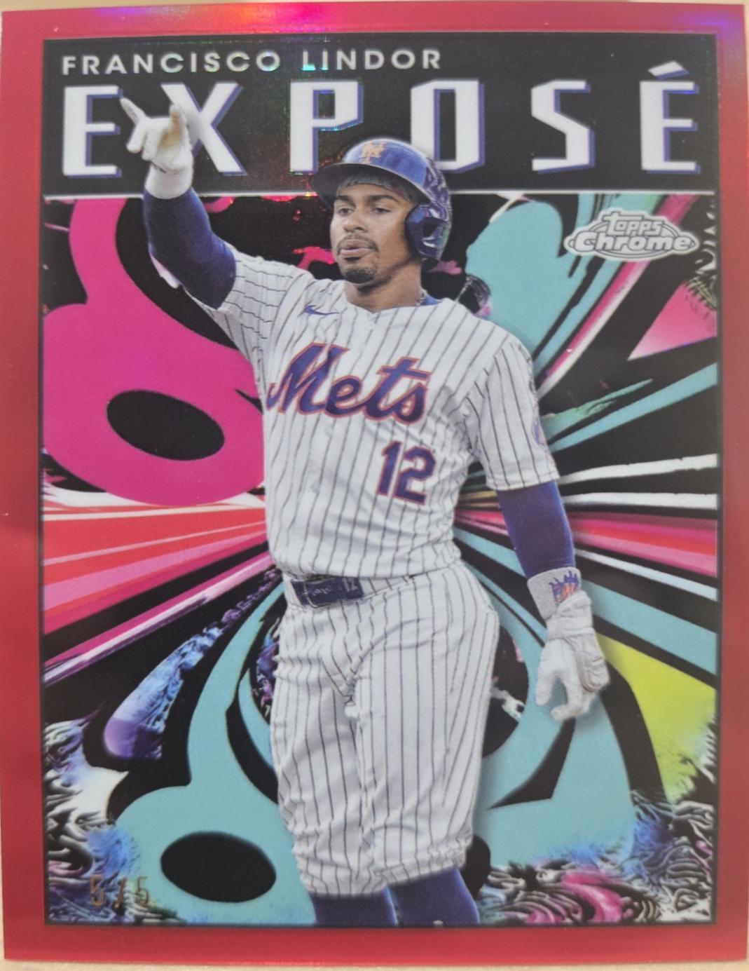 Francisco Lindor [Red Refractor] #TCE-47