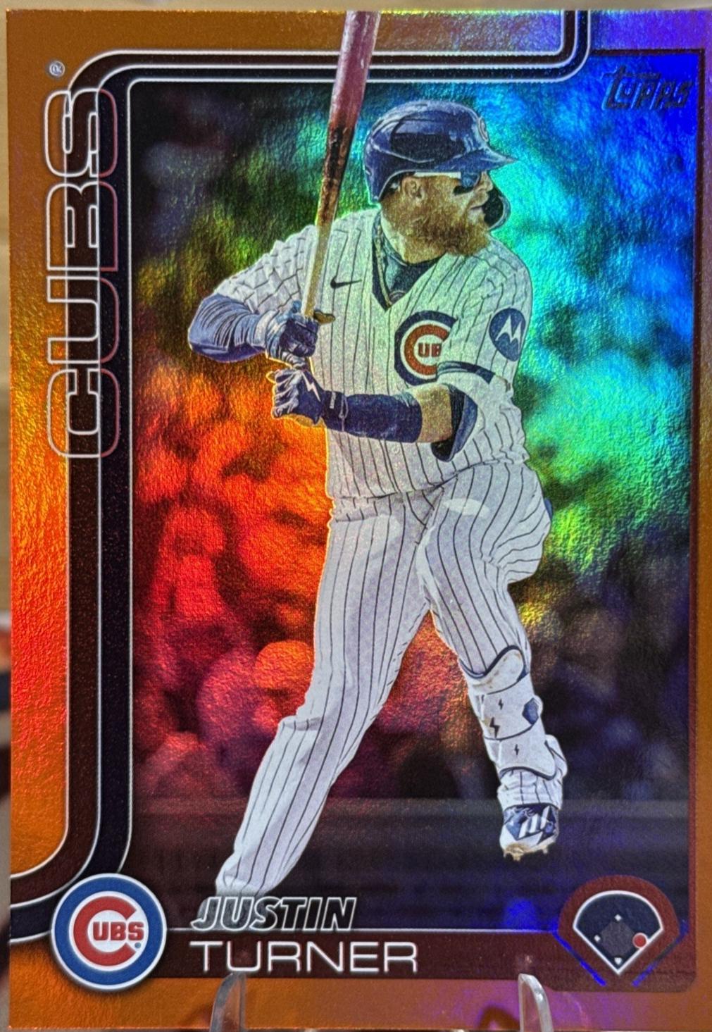 Justin Turner [Orange Diamante Foil] #US27
