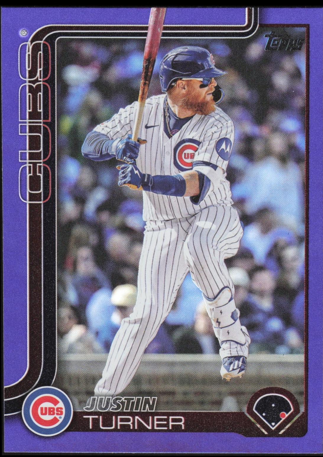 Justin Turner [Purple Rainbow Foil] #US27
