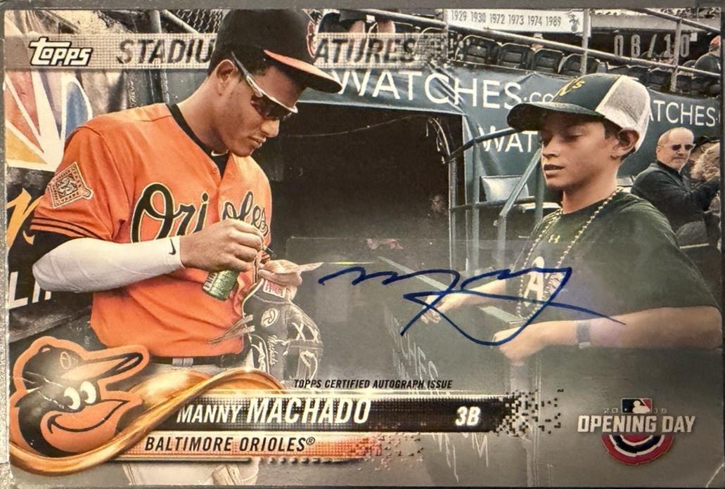 Manny Machado [Autograph Purple] #MM