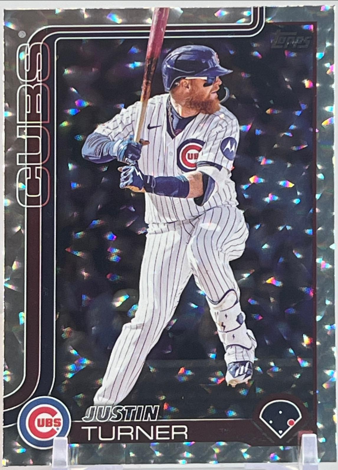 Justin Turner [Silver Crackle Foil] #US27