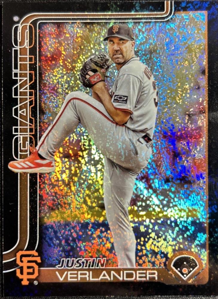 Justin Verlander [Black Diamante Foil] #US100