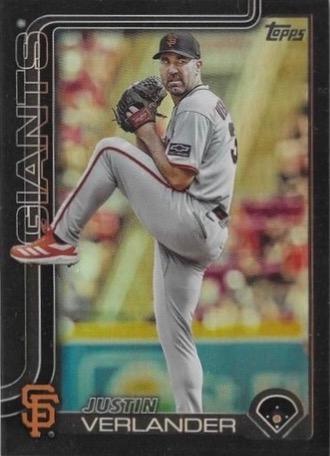 Justin Verlander [Black Rainbow Foil] #US100