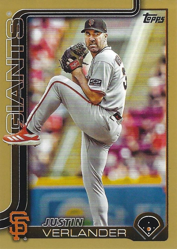 Justin Verlander [Gold Border] #US100