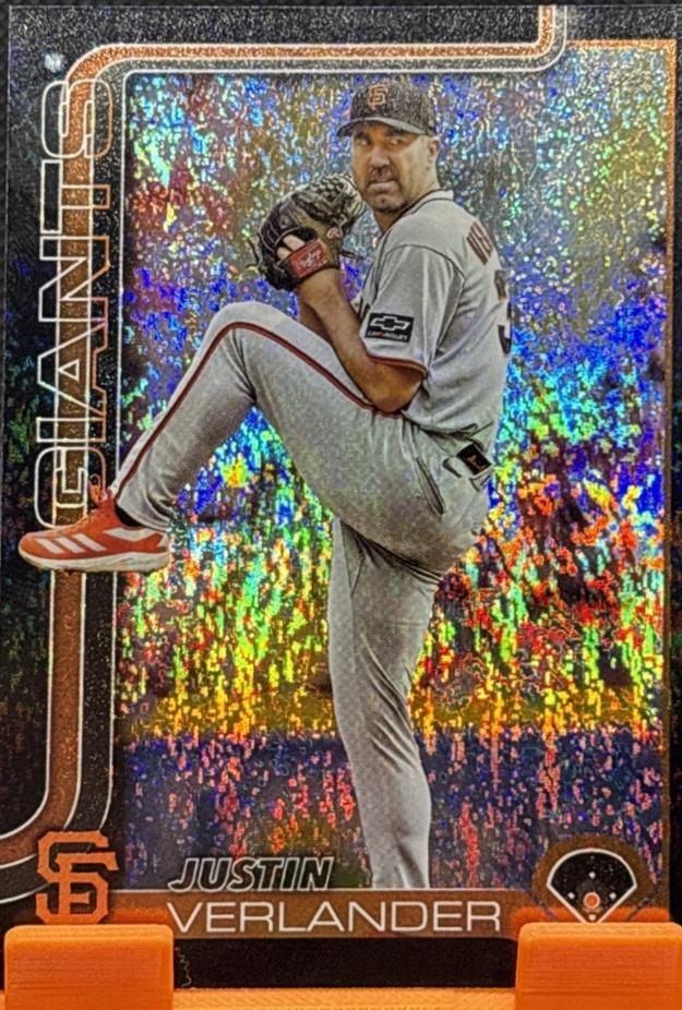 Justin Verlander [Holo Black Foil] #US100