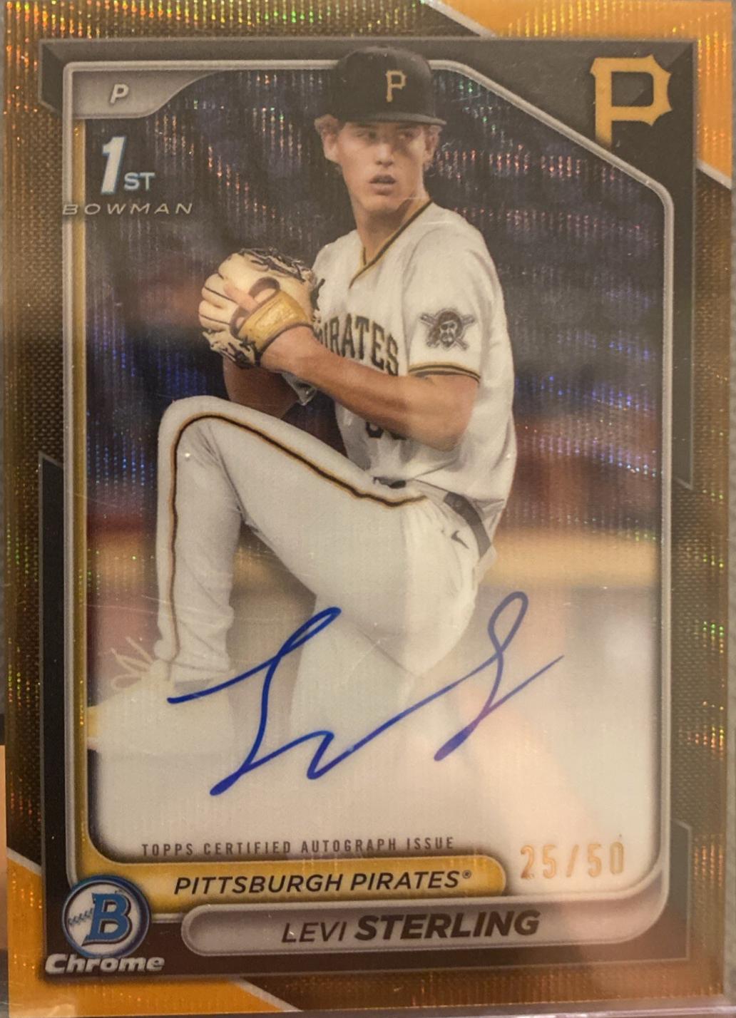 Levi Sterling [Gold Wave Refractor] #CPA-LS