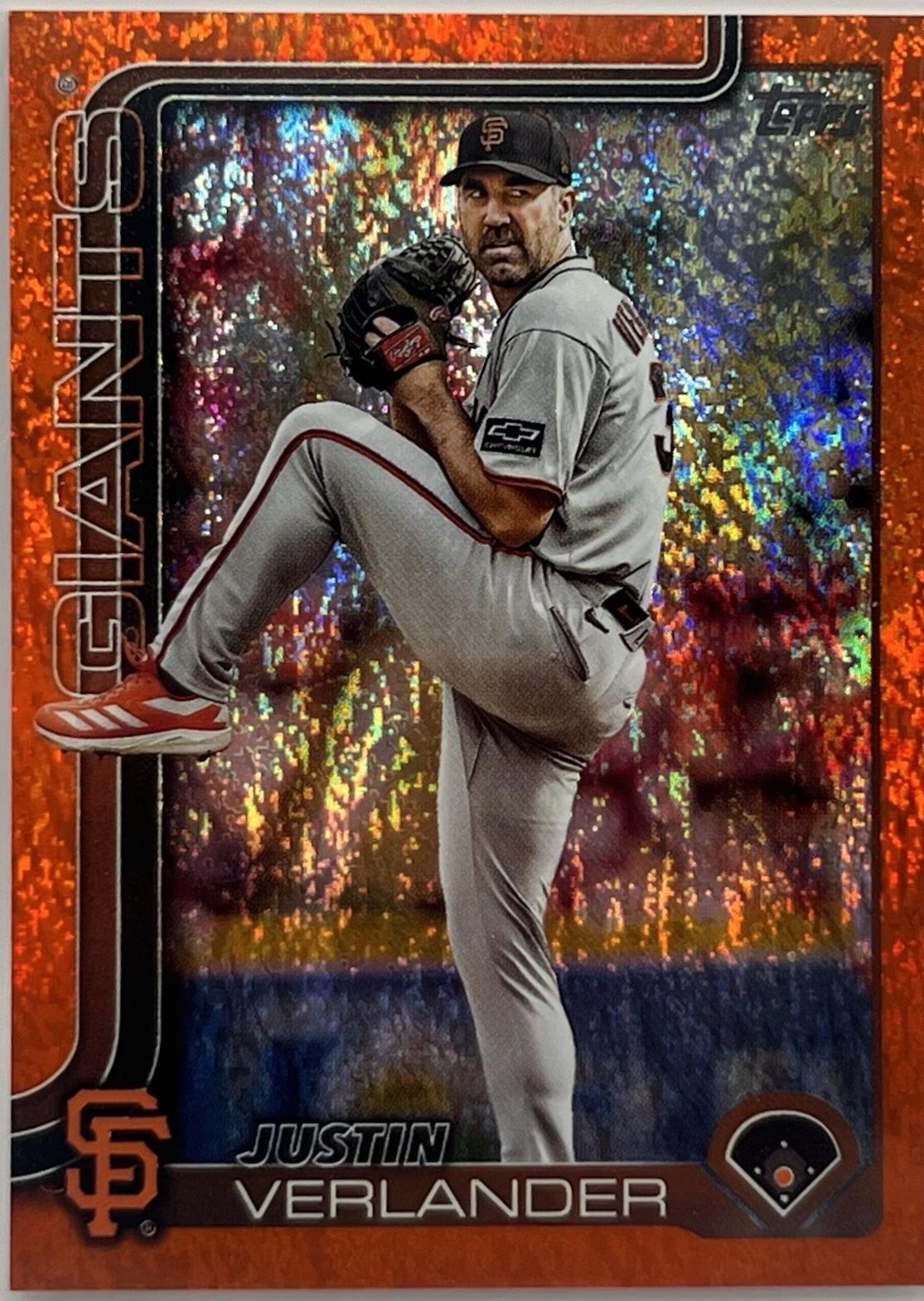 Justin Verlander [Holo Orange Foil] #US100