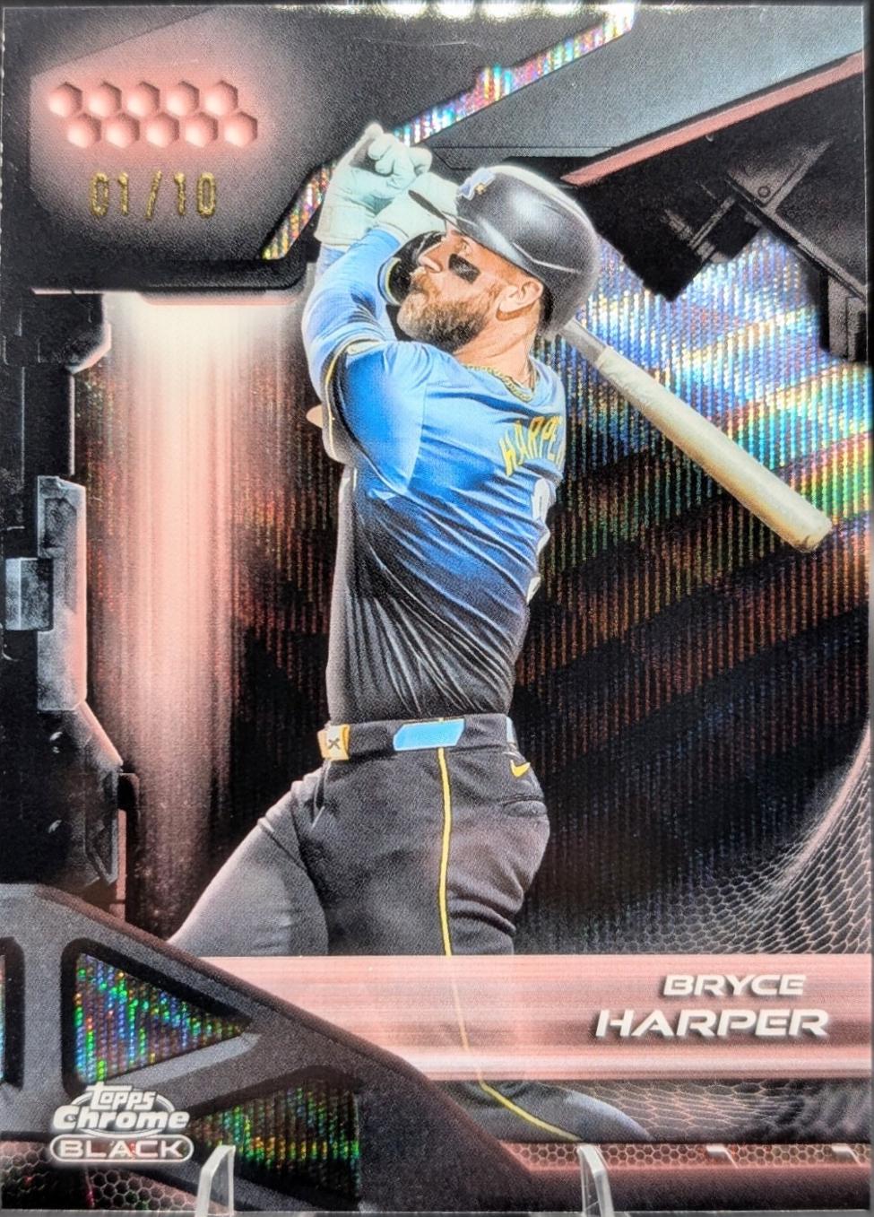 Bryce Harper [Rose Gold Wave Refractor] #105