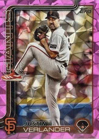 Justin Verlander [Pink Diamante Foil] #US100