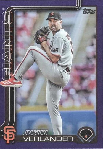 Justin Verlander [Purple Rainbow Foil] #US100