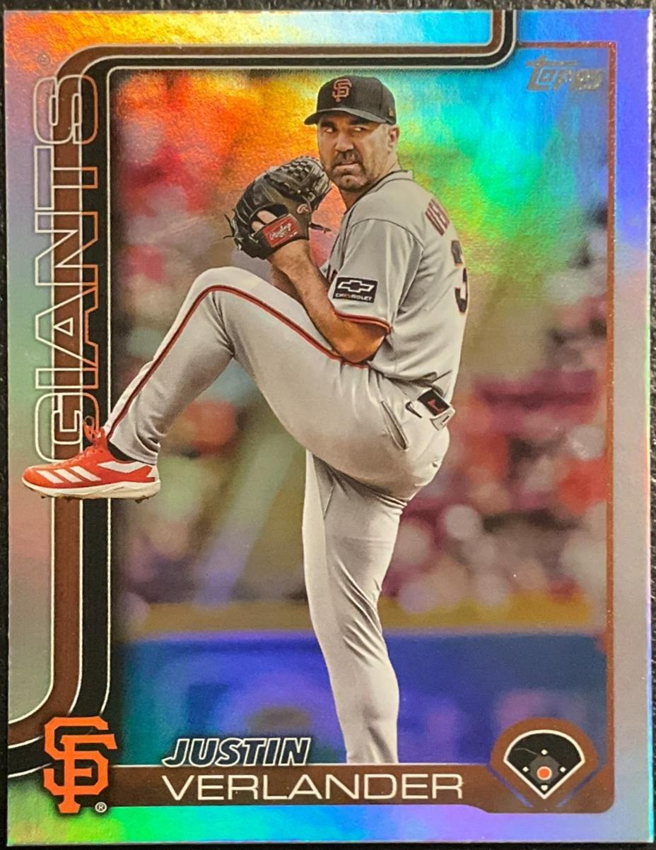 Justin Verlander [Rainbow Foil] #US100