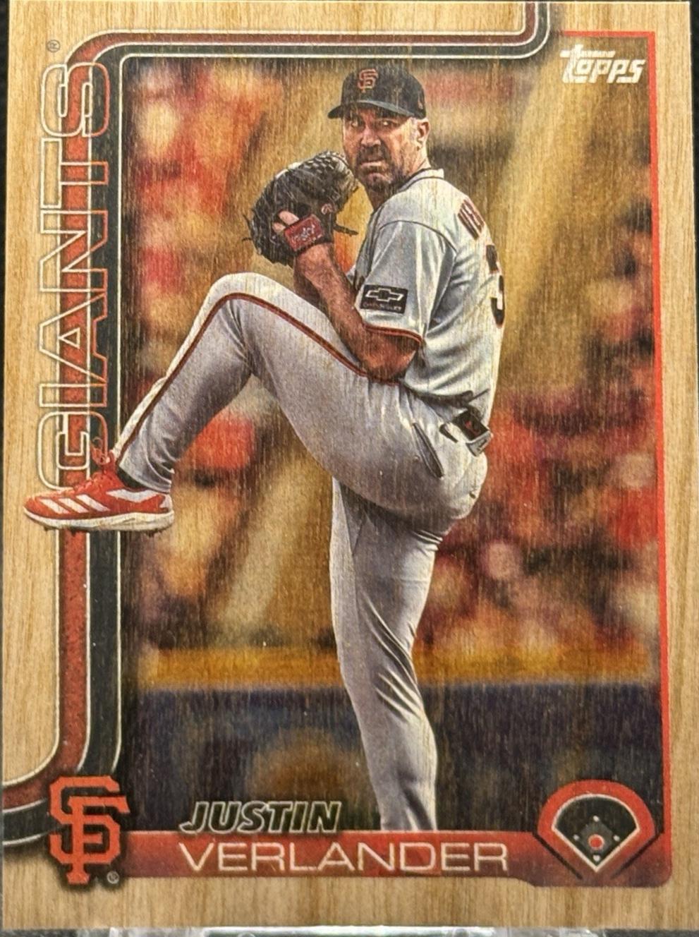 Justin Verlander [Wood] #US100