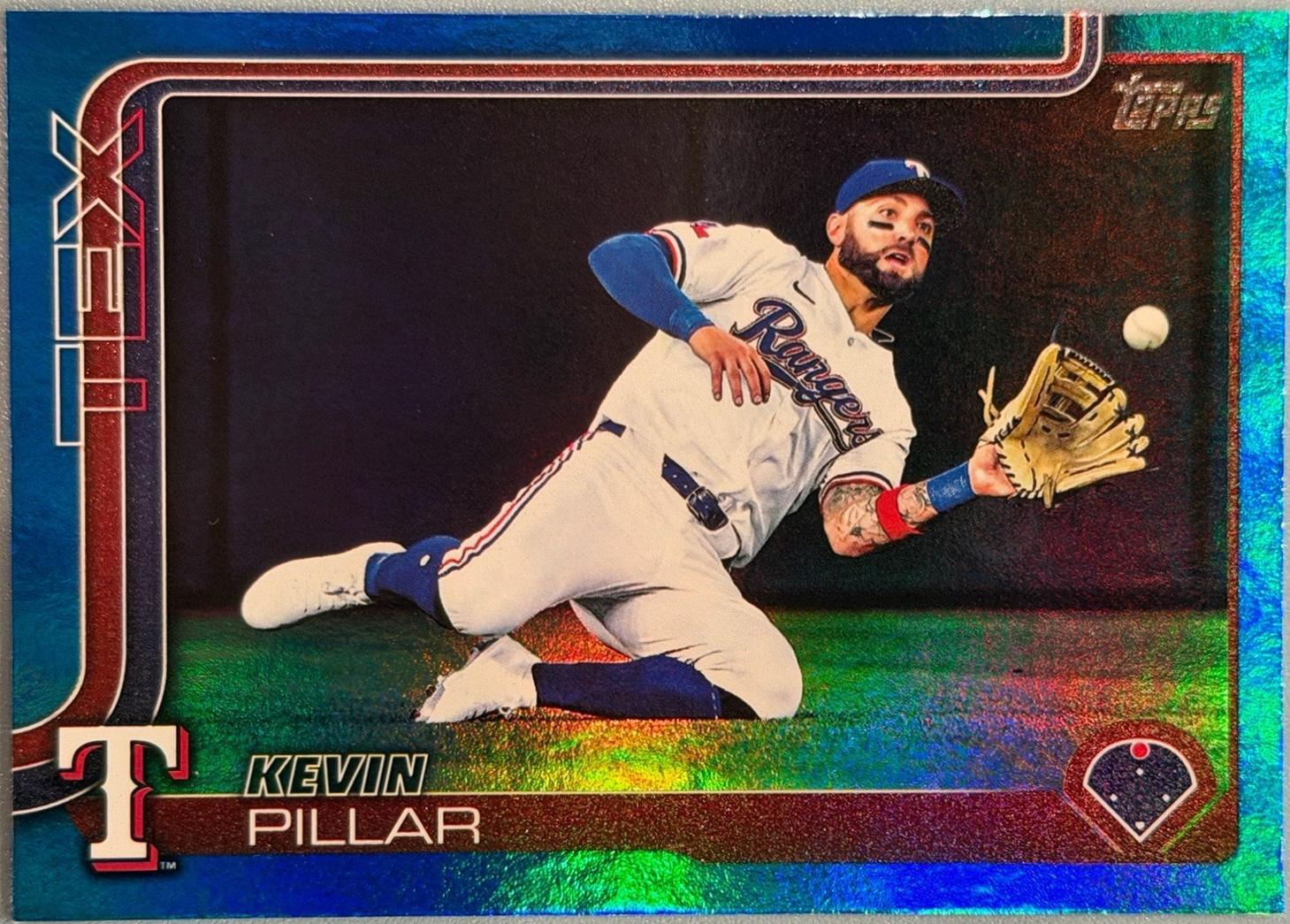 Kevin Pillar [Blue Rainbow Foil] #US311