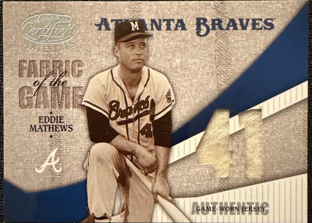 Eddie Mathews [Jersey Number] #FG-36