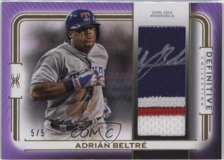 Adrian Beltre [Purple] #DJR-BEL