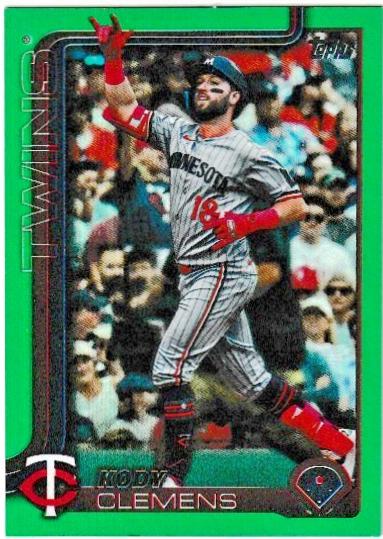 Kody Clemens [Green Rainbow Foil] #US208