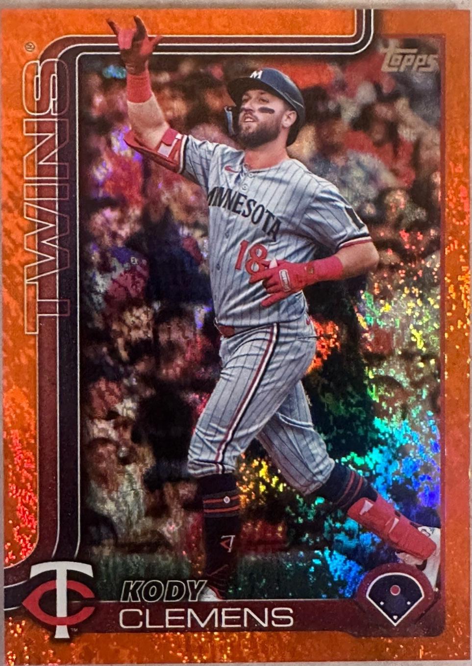 Kody Clemens [Orange Rainbow Foil] #US208