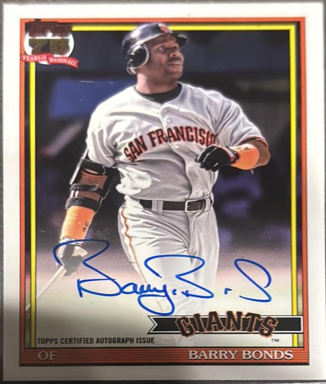 Barry Bonds #91A-BON