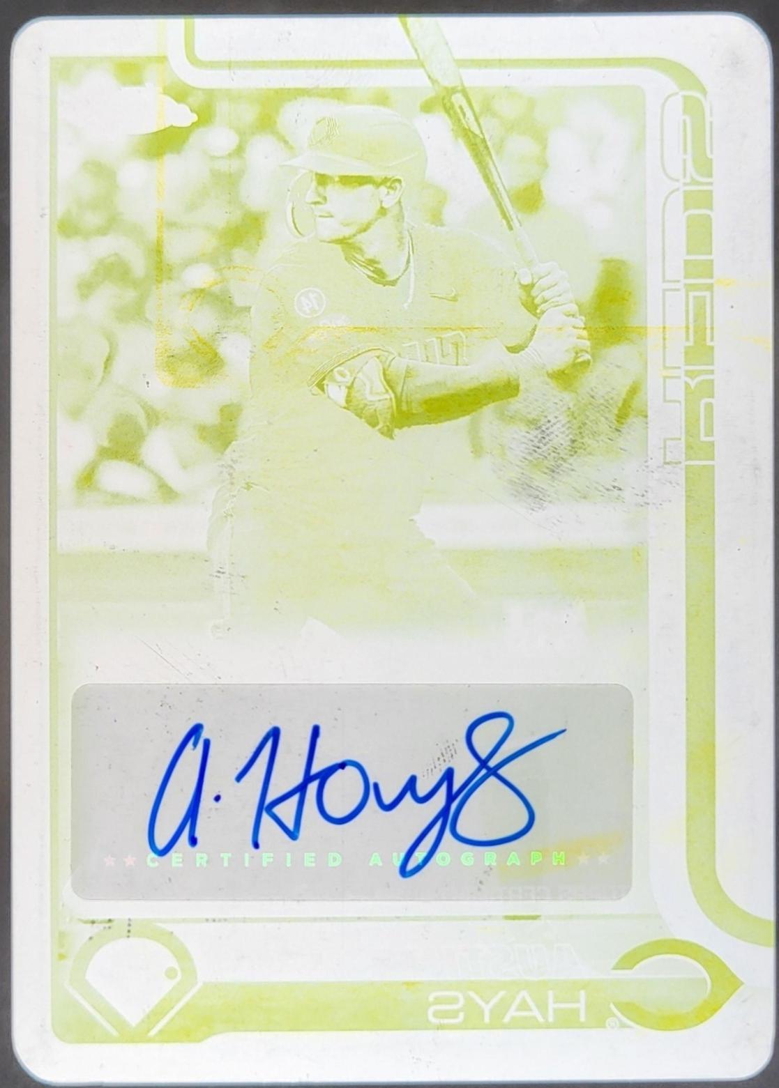 Austin Hays [Printing Plate] #AC-AH
