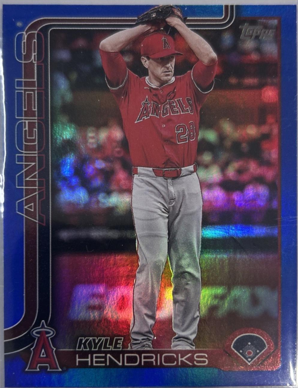 Kyle Hendricks [Blue Rainbow Foil] #US136