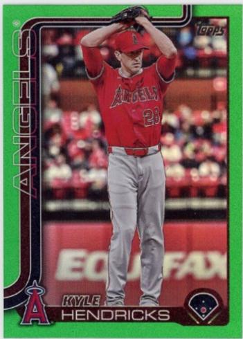 Kyle Hendricks [Green Rainbow Foil] #US136