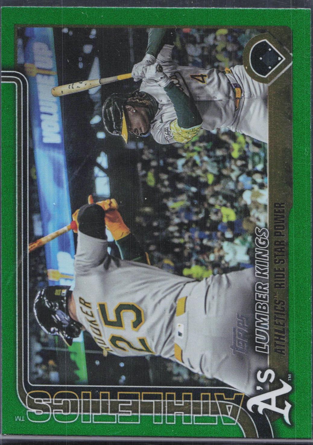 Lawrence Butler / Brent Rooker [Green Rainbow Foil] #US80