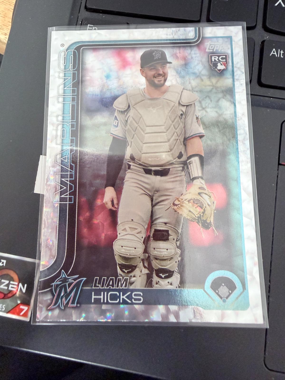 Liam Hicks [Silver Crackle Foil] #US52