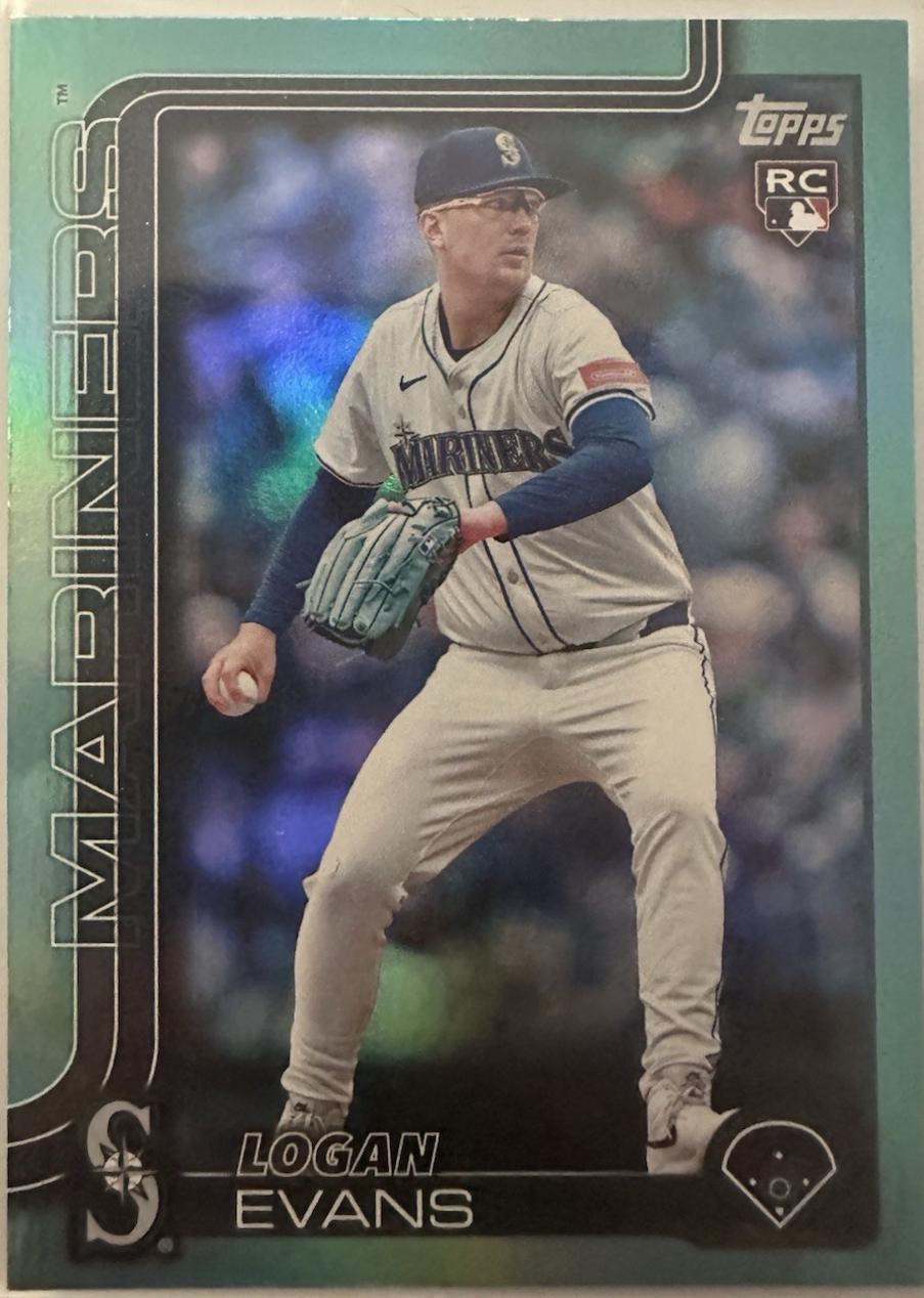 Logan Evans [Aqua Rainbow Foil] #US302