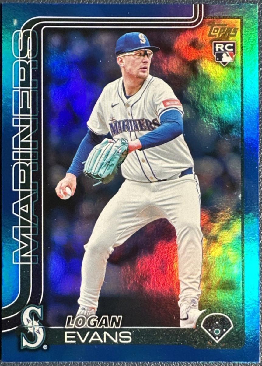 Logan Evans [Blue Rainbow Foil] #US302