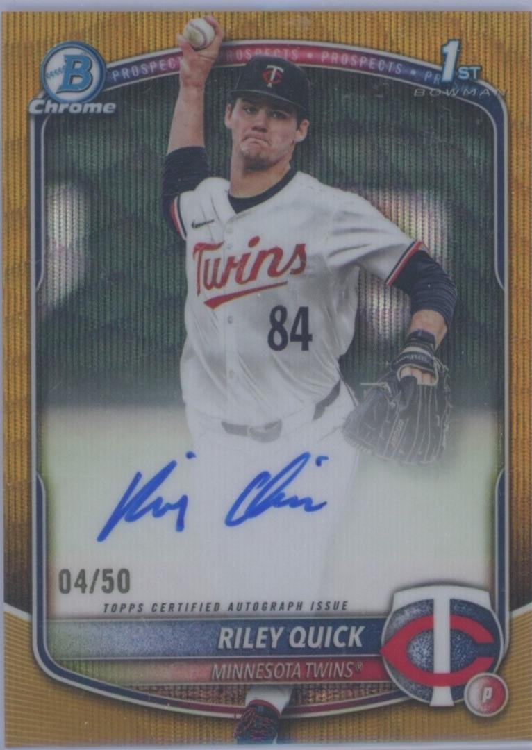 Riley Quick [Gold Wave Refractor] #CPA-RQ