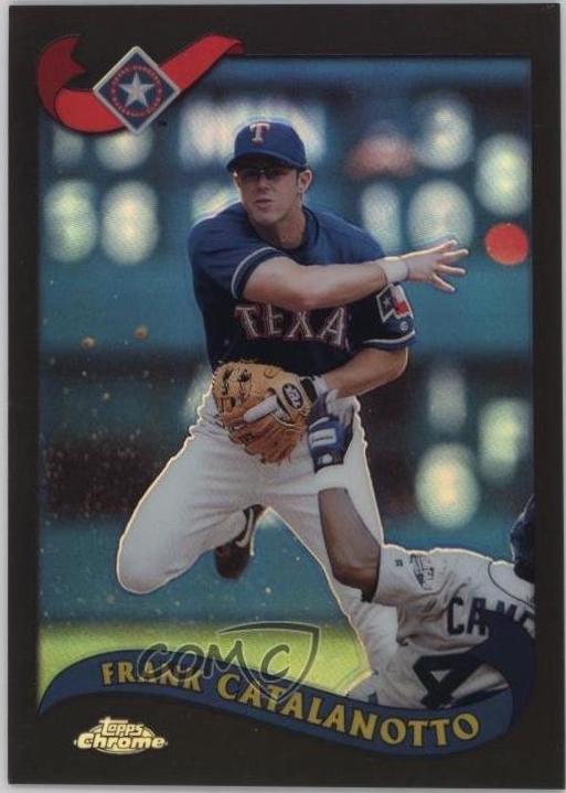 Frank Catalanotto [Black Refractor] #128