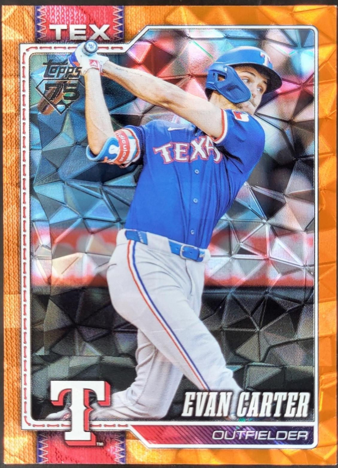 Evan Carter [Orange Diamante] #110