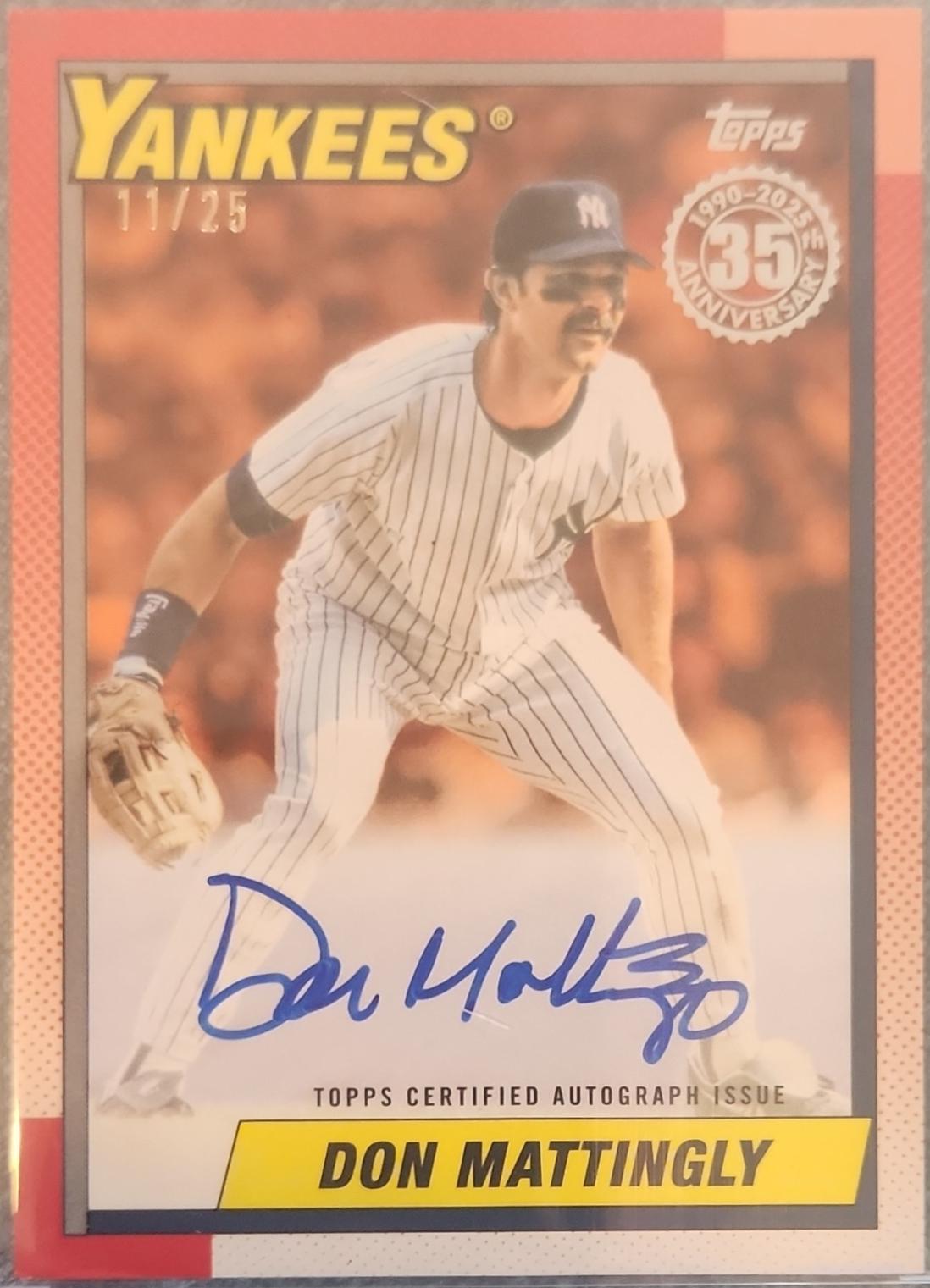 Don Mattingly [Orange] #90AU-DM